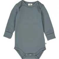 Müsli Body l/ä - Cozy Jag - Stormig Blue - - 1 år (80) - Body L/Ä