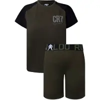 JBS - CR7 Pyjamas - CR7 - Svart/Grön - - 4 år (104) - Pyjamas 2-delad