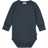 Müsli Body l/ä - Cozy Jag - Natt Blue - - 68 - Body L/Ä