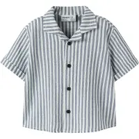 Name it Skjorta - NmmFedenis - Vintage Indigo/Cloud Dansare - - 3 år (98) - Skjorta K/Ä