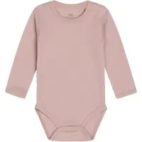 Hust and Claire Body l/ä - Ull - HCBo Solid - Adobe Rose - - 1 år (80) - Body L/Ä