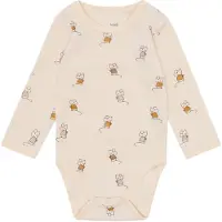 Hust and Claire Body l/ä - Ull - HCBo-mus - Off White - - 3 år (98) - Body L/Ä