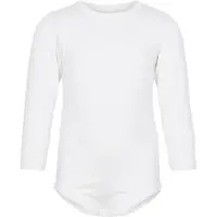 JBS Body l/ä - Bambu - Vit - - 1½ år (86) - Body L/Ä