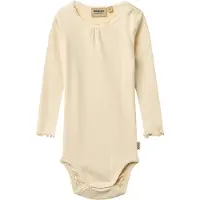 Wheat Kropp l/ä - Rib - Lotta - Knappt Apricot - - 62 - Body L/Ä