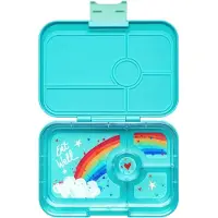 Yumbox Matlåda m. 4 fack - Bento Tapas - 993 ml - Antibes Blue - - - One Size - Matlåda