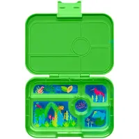 Yumbox Matlåda m. 5 fack - Bento Tapas - 993 ml - Jurassic Green - - One Size - Matlåda