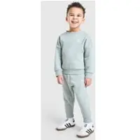 Adidas Originals Trefoil Oversized Crew Tracksuit Infant, grön