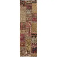 Rezas Vintage Patchwork orientalisk matta 85 x 312 cm