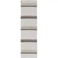 Rugvista x Mjuk Rugvista Core Matilda matta 70 x 250 cm svart / grå