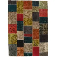 Rezas Vintage Patchwork orientalisk matta 176 x 246 cm