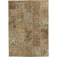 Rezas Vintage Patchwork orientalisk matta 146 x 207 cm