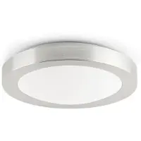 Faro Taklampa Logos, dimbar, Aluminium / grå / zink, Badrum, Aluminium / grå / zink, Modern, Taklampa