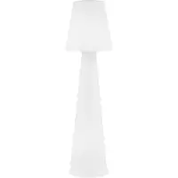 Newgarden Lola golvlampa höjd 165 cm dagsljus, Vitt / opal, Syntetmaterial, Modern