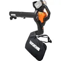 WORX WG583E.9 - Trädgårdsdammsugare/lövblåsare - sladdlös - 40 V - 4 Ah - inget batteri - 696 m³/tim. - 335 km/h - 2.9 kg - SOLO