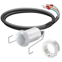 ESYLUX PD-C360i/6 mini, Passiv infraröd (PIR) sensor, Kabel, 6 m, Innertak/vägg, inomhus, Vit