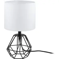 Eglo CARLTON 2 bordslampa H305 svart/vit