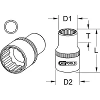 Ks Tools 9181397 9181397 Hylsauttag 1 3/16