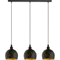 Eglo Hänglampa Roccaforte, dimbar, Svart, Vardagsrum / matsal, Metall, Modern, Pendellampa