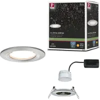 Paulmann Nova Badrumsbelysning downlight LED LED 6 W IP44 Järn (borstad)