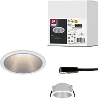 Paulmann 93398 LED-inbyggnadsbelysning LED GU10 10 W Matt vit, Silver