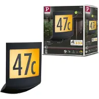 Paulmann Padea 94509 LED-husnummerbelysning 8.2 W Antracit