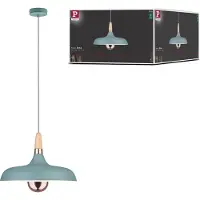 Paulmann Neordic Juna 79655 Pendellampa LED E27 20 W Mjukt grön, Koppar, Trä