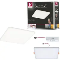 Paulmann 93061 EB Panel Veluna VariFit LED-inbyggnadsbelysning 17 W Satin