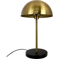 Dyberg Larsen Bordslampa , Nancy, Guld / mässing, Vardagsrum, Mässing, Skandinavisk