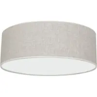 Valotorni Taklampa Leano , dimbar, Aluminium / grå / zink, Vardagsrum / matsal, Textil / tyger / siden, Modern, Taklampa