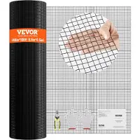 Vevor -beslag, 1220 x 30480 mm galvaniserad trådnätsrulle, 19 Gauge hönsnätsrulle, vinylbelagd metalltrådsnät för hönshus, kaninstaket, fjäderfäinhägnader