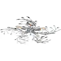 Globo Taklampa Flash, dimbar, Förkromad / silver, Vardagsrum / matsal, Metall, Modern, Taklampa