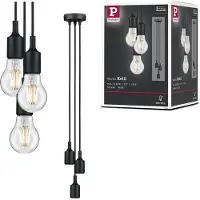 Paulmann Ketil 50382 Pendellampa LED E27 Svart