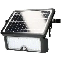 EDM 1150 Lumen Ansök Med Närvarosensor Och Solpanel 10w
