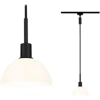 Paulmann Sarrasani Pendellampa URail E14 Svart (matt), Opal