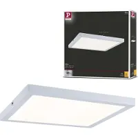Paulmann LED panel Atria, dimbar, Vitt / opal, Vardagsrum / matsal, Syntetmaterial, Modern, LED-taklampa