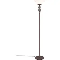 TRIO Lighting Golvlampa Rustica, Brun / rost, Vardagsrum / matsal, Metall, Antik, Golvlampa