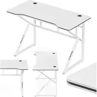 Huzaro Hero 1.6 Vitt skrivbord 120 cmx60 cm