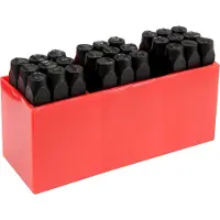 YATO Set av bokstavsstansar YT-6863; 8 mm; 27 st.