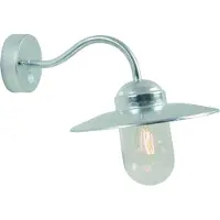 Nordlux Utomhus vägglampa med rörelsesensor LUXEMBOURG, dimbar, Aluminium / grå / zink, Metall