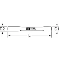 Ks Tools 1171386 117.1386 Hylsauttag Isolerade 24 mm 24 mm 1/2