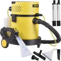 Vevor våttorrdammsugare, 5,3 gallon 2 Peak HP, 4-i-1 bärbar butiksdammsugare med blås- och sprayfunktion, fjärrkontroll, HEPA- och svampfiltrering, 5 borstar för hushåll, bil