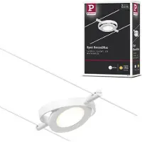 Paulmann Lågspänning-linsystem 4.5 W LED Matt vit, Krom