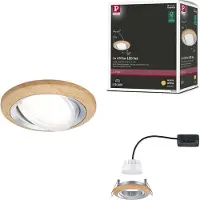 Paulmann 92240 Lanati infälld LED-belysning (RGB) 6 W aluminium (vridbar)
