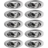 Paulmann 93399 LED-inbyggnadsbelysning LED GU10 Järn (borstad)
