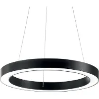 Ideal Lux Pendellampa Oracle, Svart, Vardagsrum / matsal, Aluminium / grå / zink, Modern
