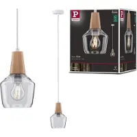 Paulmann Neordic Ylvie 79745 Pendellampa LED E27 20 W Trä, Klar