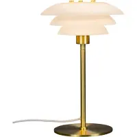 Dyberg Larsen Bordslampa , DL20, Guld / mässing, Vardagsrum, Metall, Skandinavisk