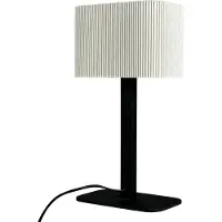 Dyberg Larsen Bordslampa , Calix, Vit, Vardagsrum, Tyg / textil, Design