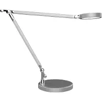 Unilux Senza LED bordlampe asymmetrisk silver