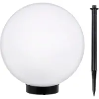Greenblue GB166 solar lamp, freestanding garden ball 25x25x58 cm, white LED